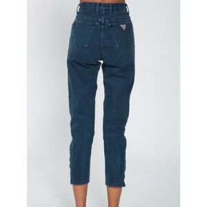 Vintage 80s Guess Denim Jeans High Rise Ankle Zip 28 Marciano #15015 Retro USA